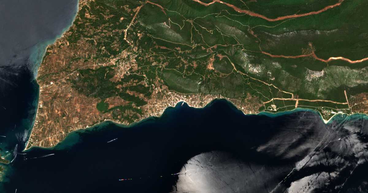 Carte satellite de Ágios Geórgios