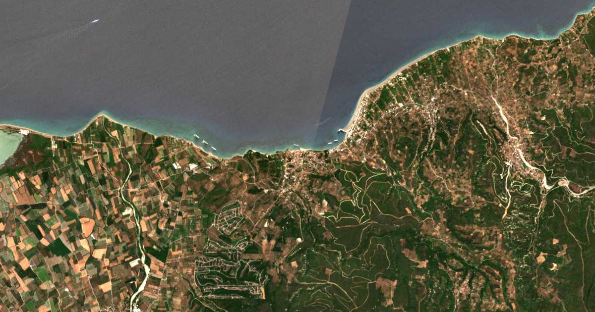 Carte satellite de Asmínion