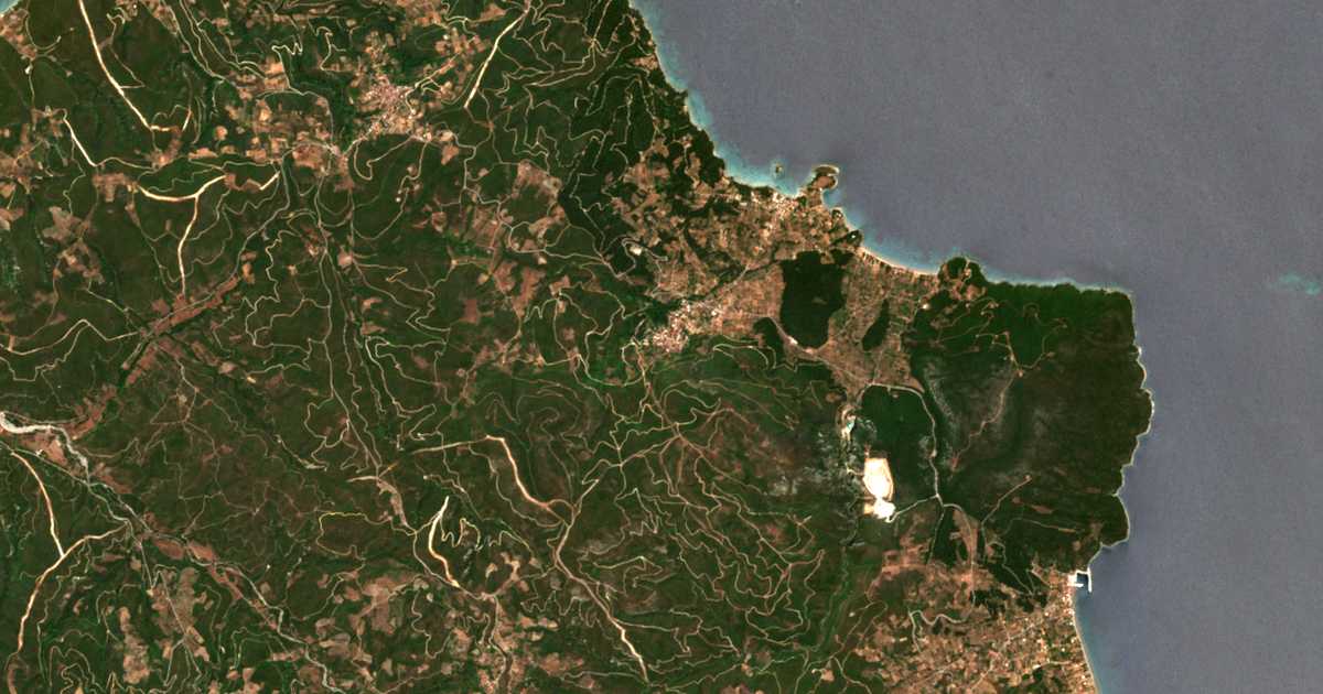 Carte satellite de Elliniká