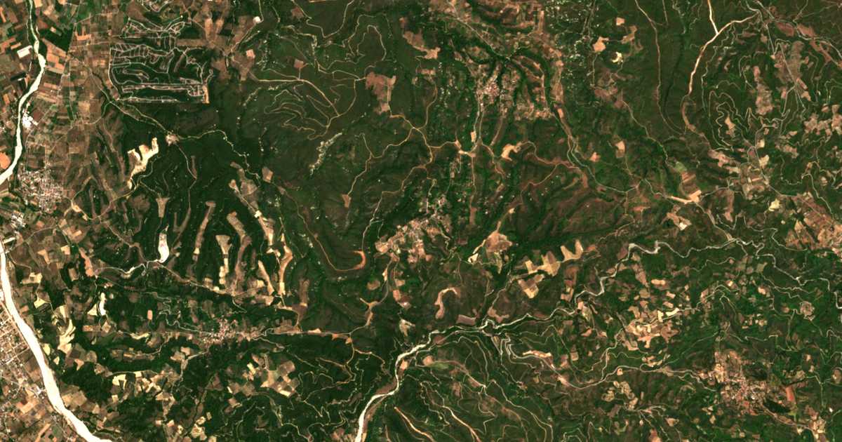 Carte satellite de Galatsóna