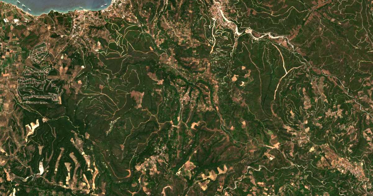 Carte satellite de Gerakioú