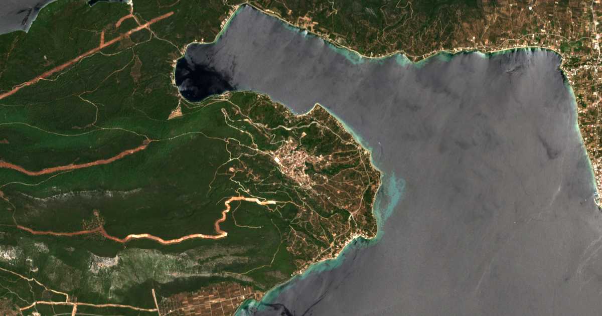 Carte satellite de Giáltra