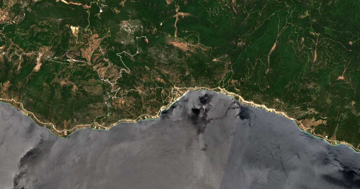 Carte satellite de Ília