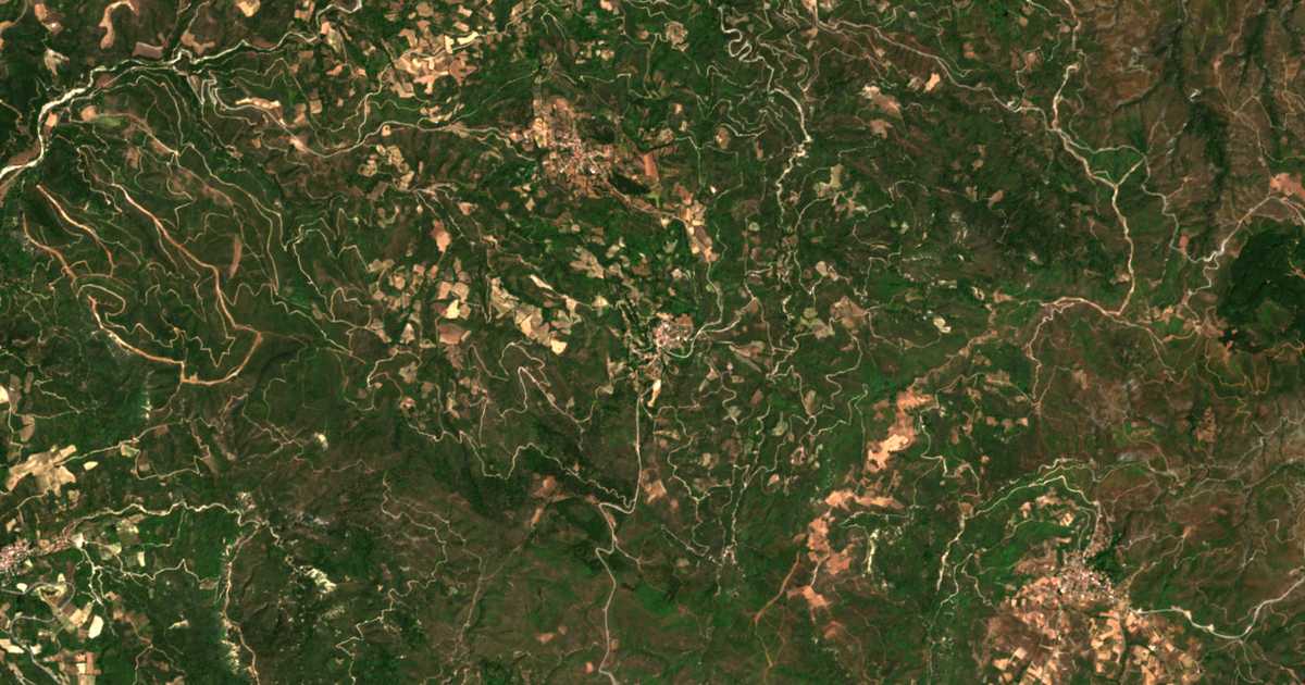 Carte satellite de Kryonerítis