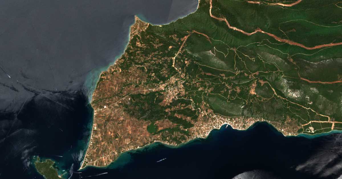 Carte satellite de Lichada