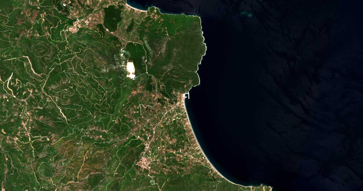 Carte satellite de Psaropoúli