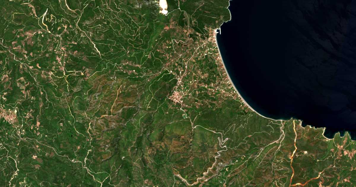 Carte satellite de Vasiliká