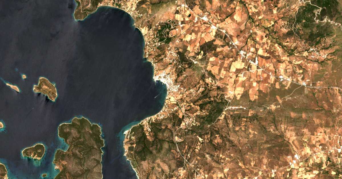 Carte satellite de Krýa Vrýsi
