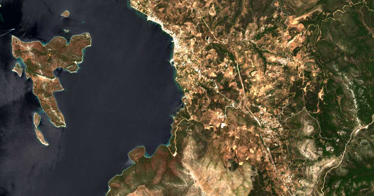 Carte satellite de Léfka