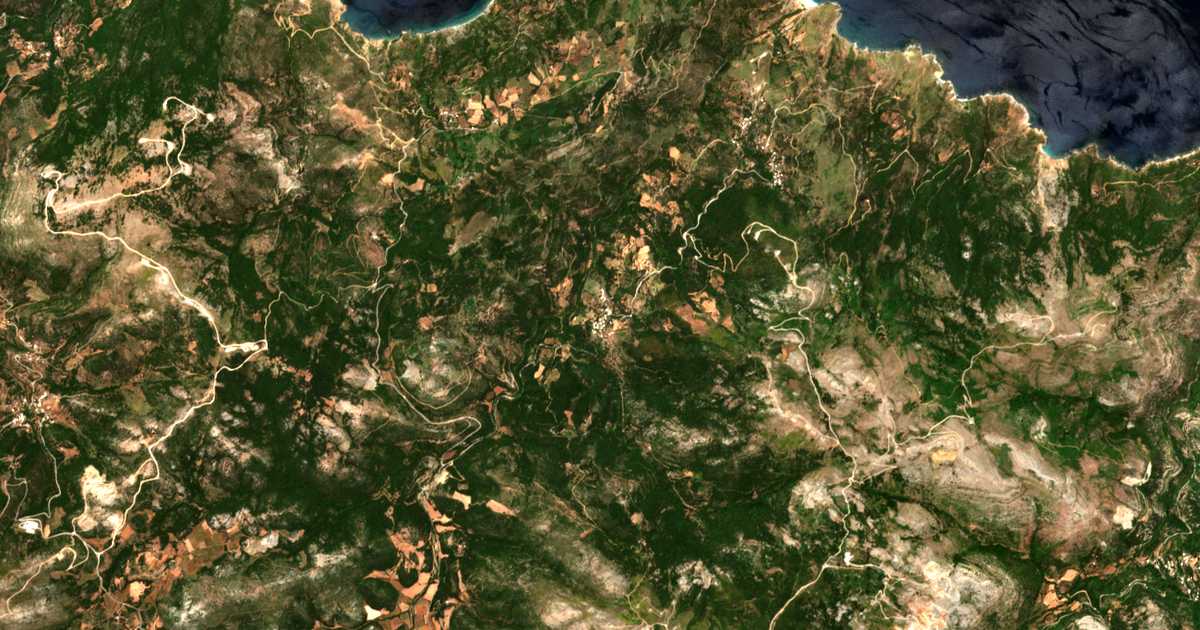 Carte satellite de Póthion