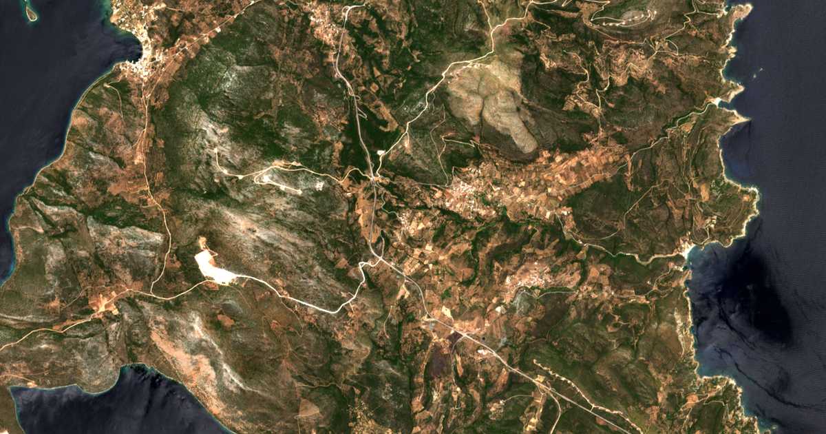 Carte satellite de Raptaíoi