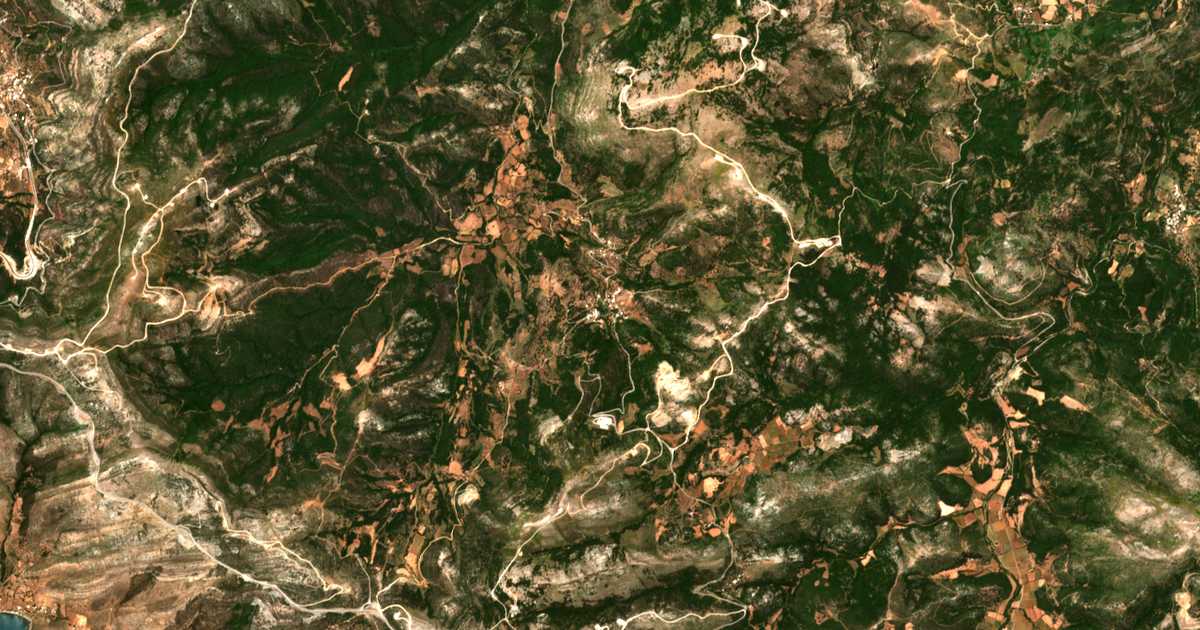 Carte satellite de Stouppaíoi