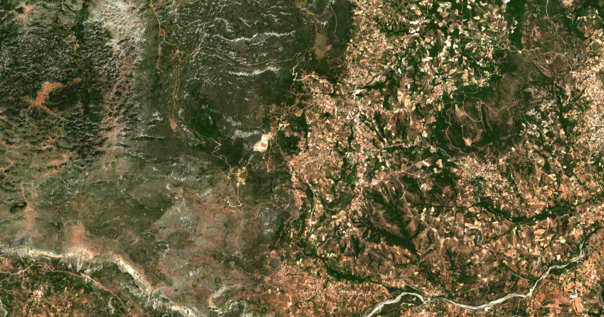 Carte satellite de Ágios Vlásios