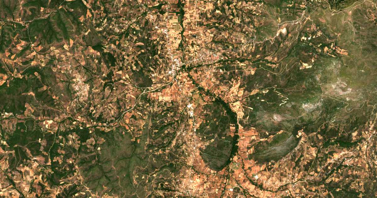 Carte satellite de Chánia