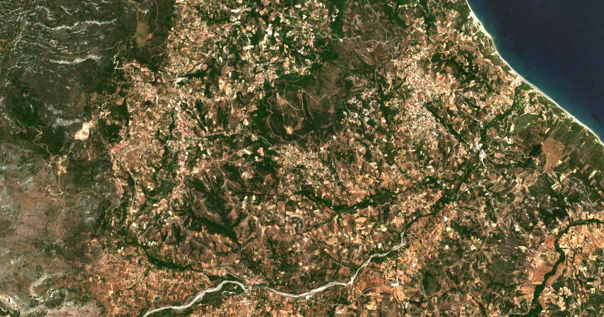 Carte satellite de Kípoi