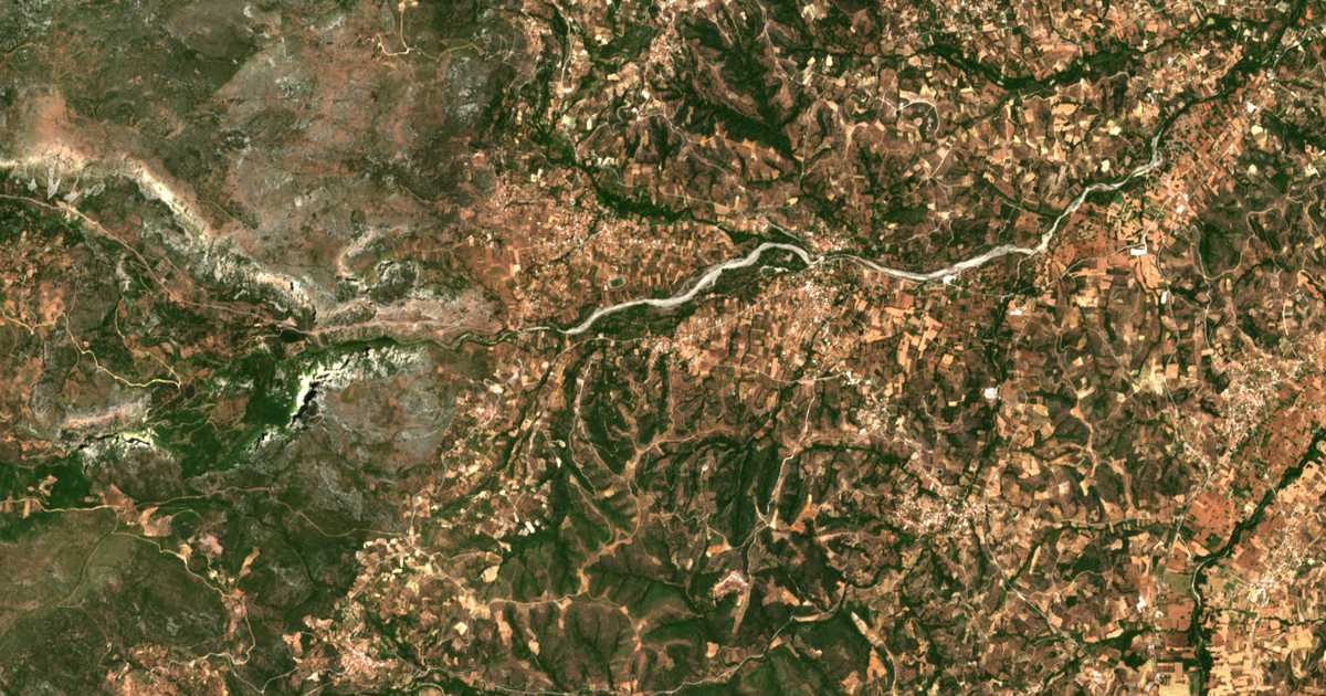 Carte satellite de Kíli