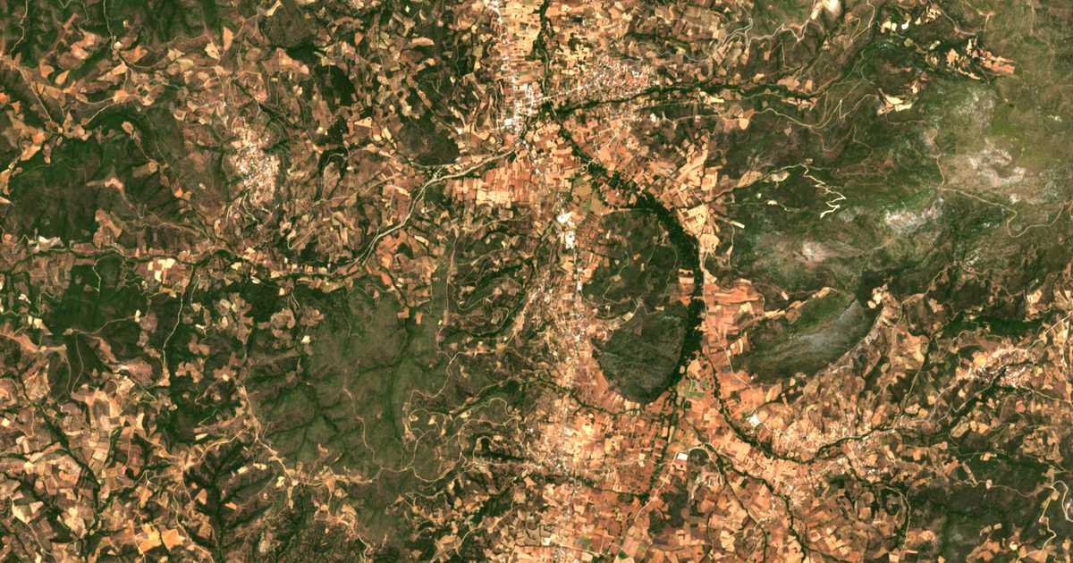 Carte satellite de Lofískos