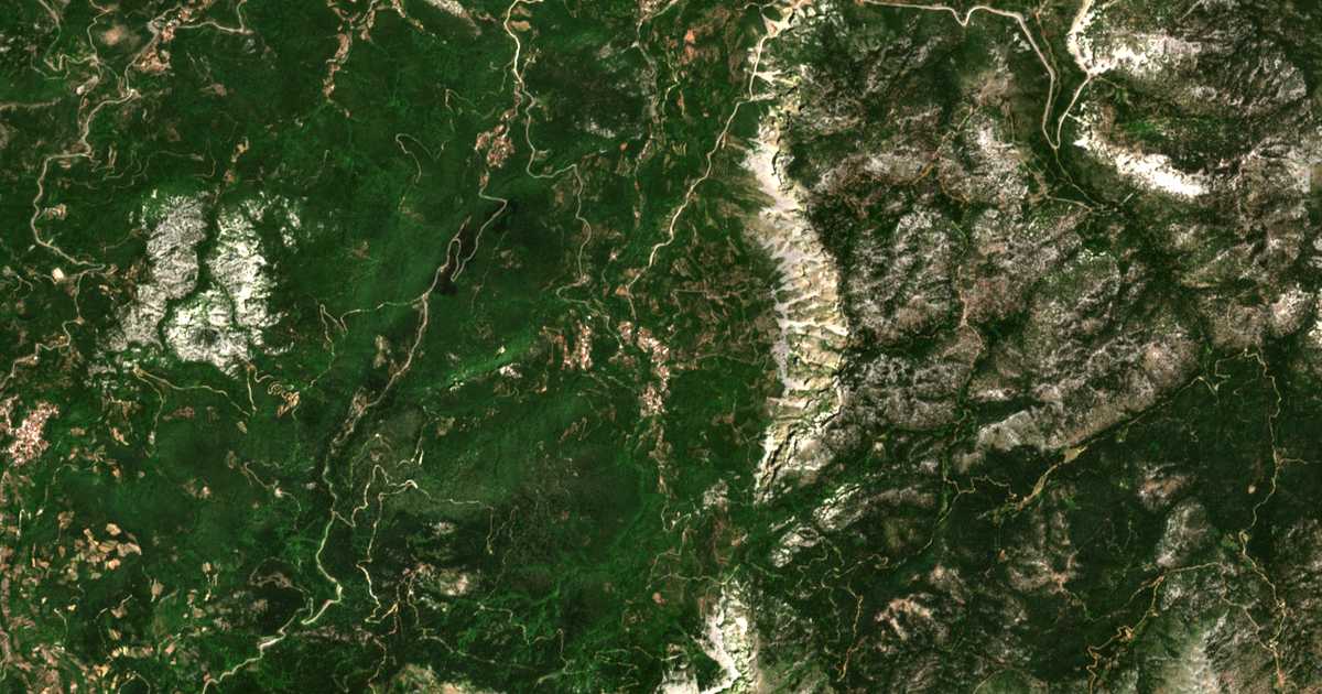 Carte satellite de Metóchi