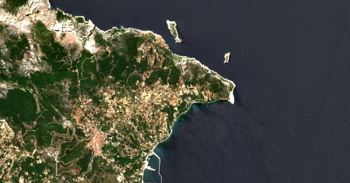 Carte satellite de Misókampos