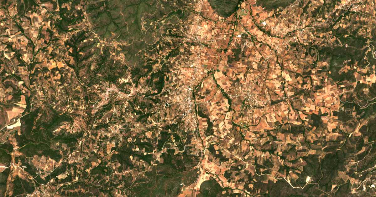 Carte satellite de Neochórion