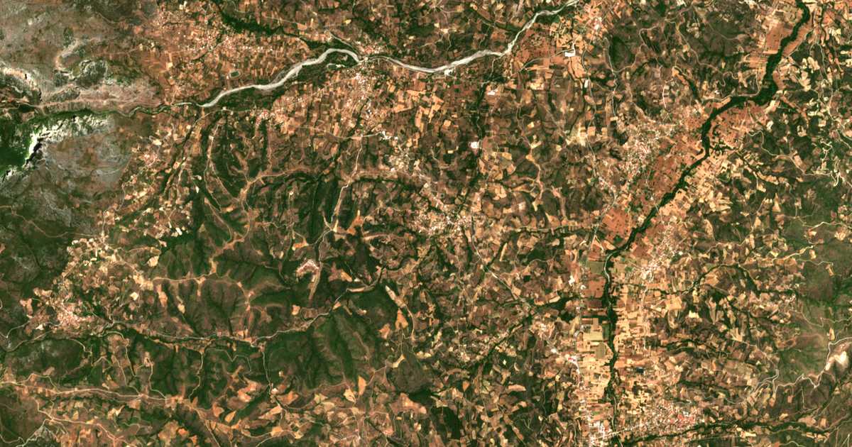Carte satellite de Orológion