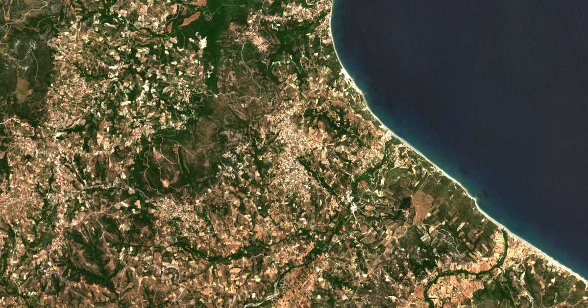 Carte satellite de Oxýlithos
