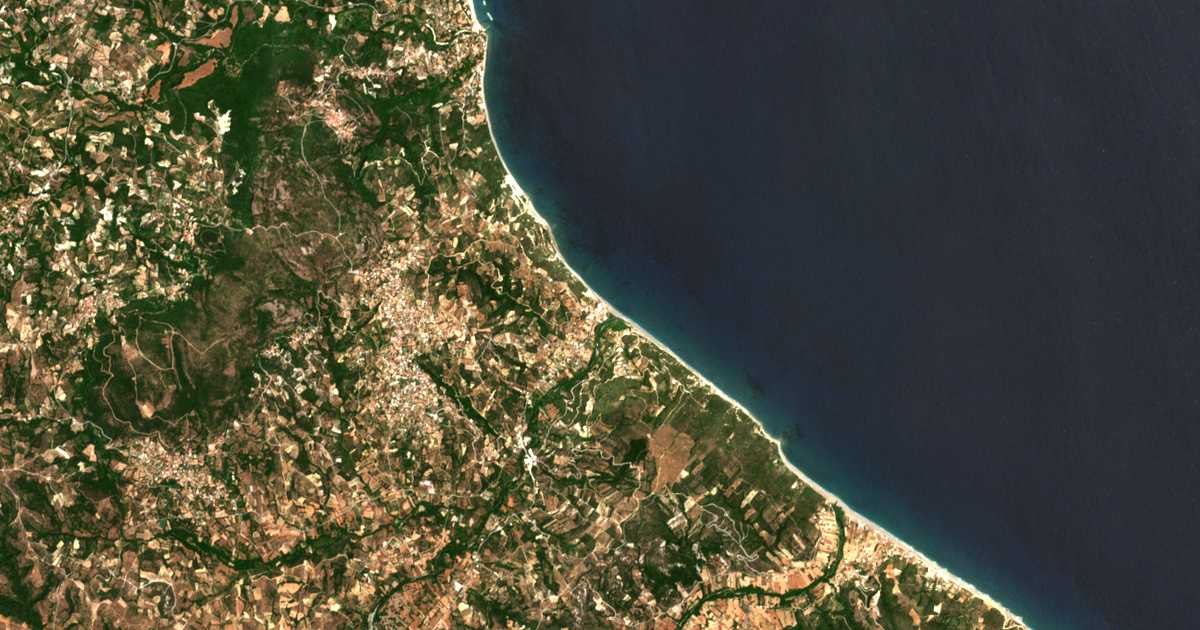 Carte satellite de Paralía