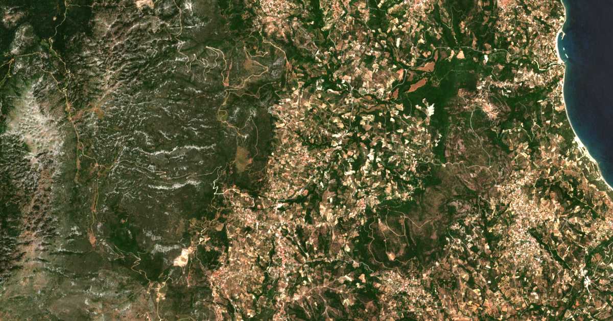 Carte satellite de Taxiárches