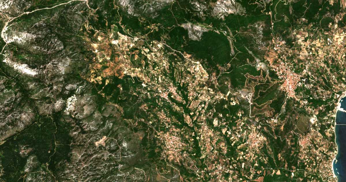 Carte satellite de Vítala