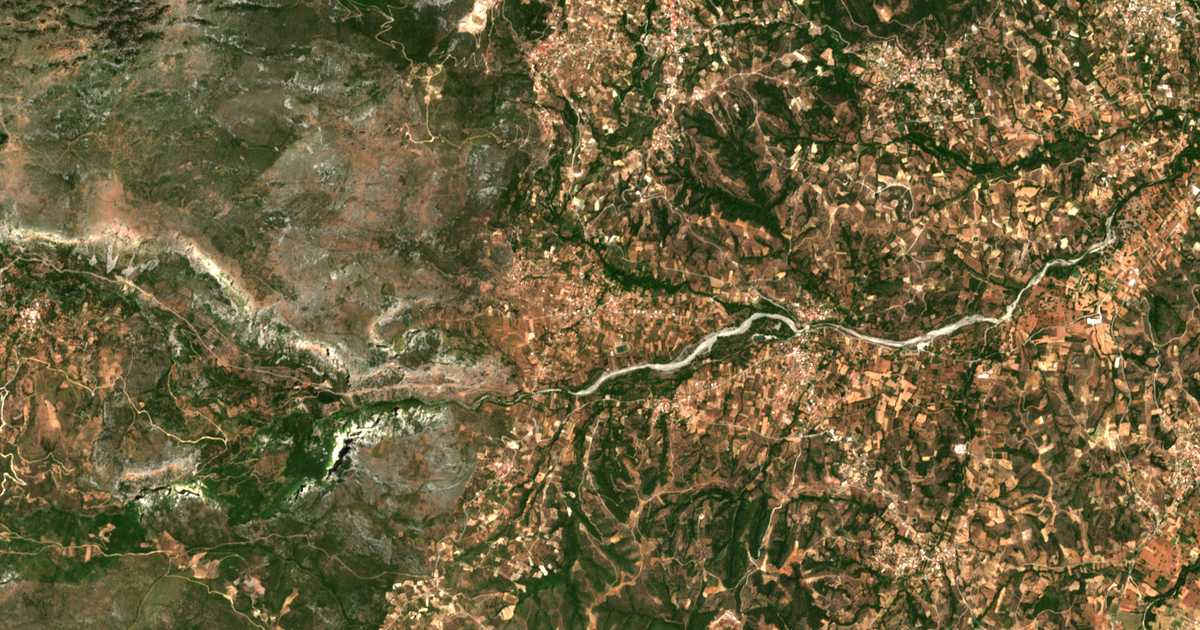 Carte satellite de Vrýsi