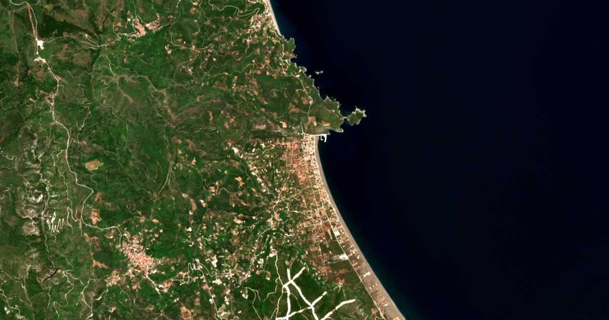 Carte satellite de Agkáli