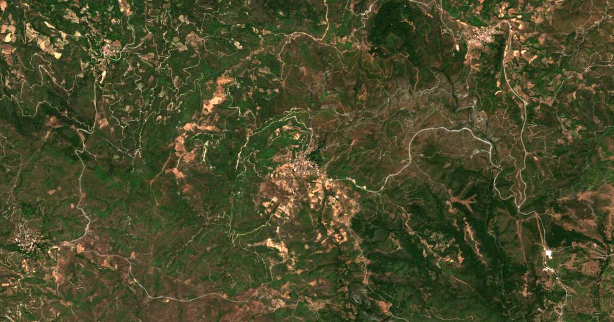 Carte satellite de Keraséa