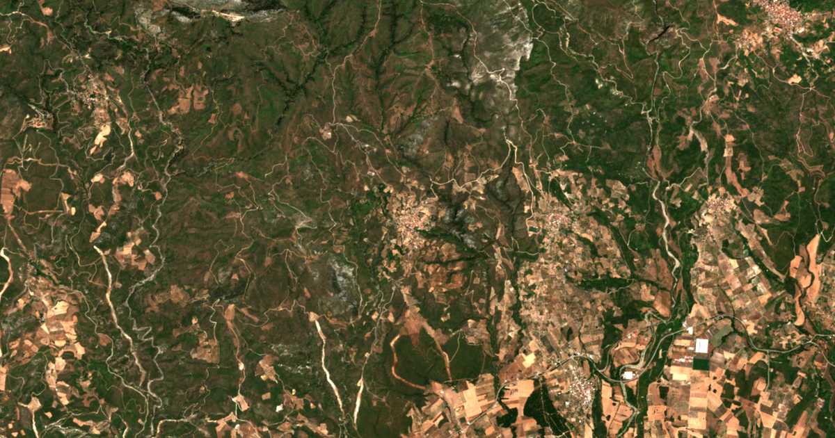 Carte satellite de Kourkouloí