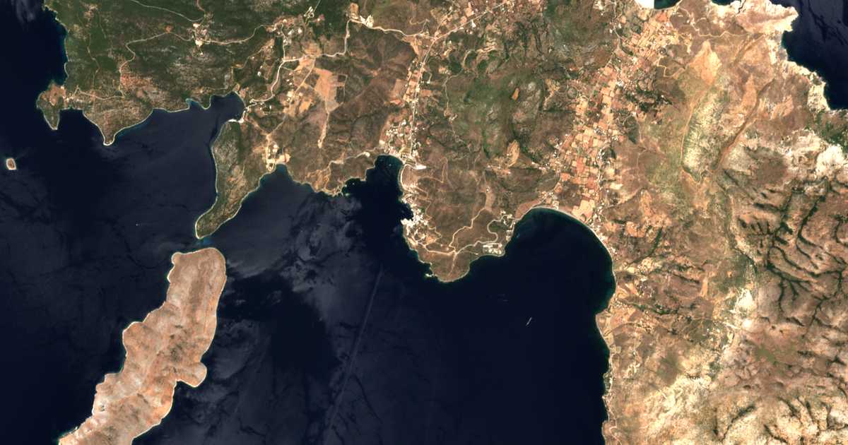 Carte satellite de Linariá