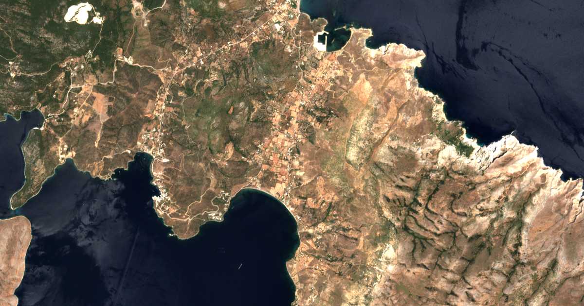 Carte satellite de Loutrón