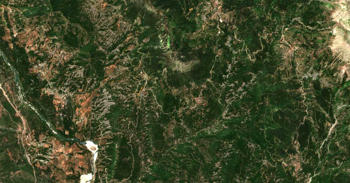 Carte satellite de Ágios Vlásios