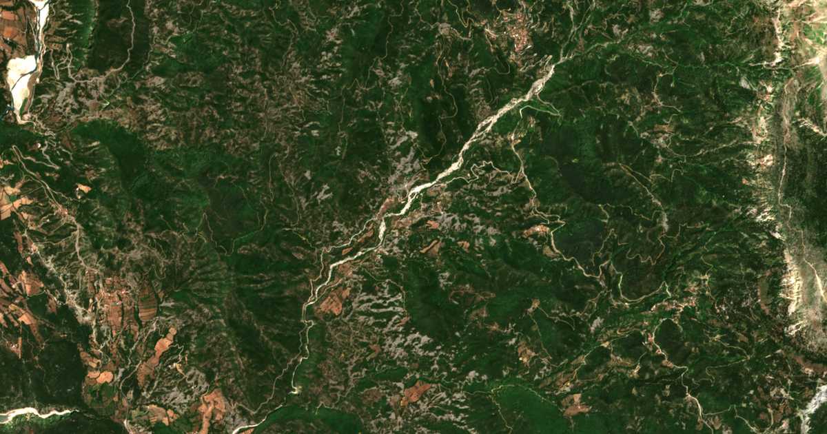 Carte satellite de Káto Potamiá