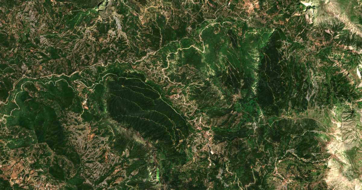 Carte satellite de Káto Raptópoulon