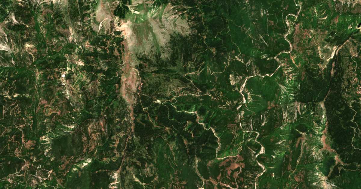 Carte satellite de Mavrommáta