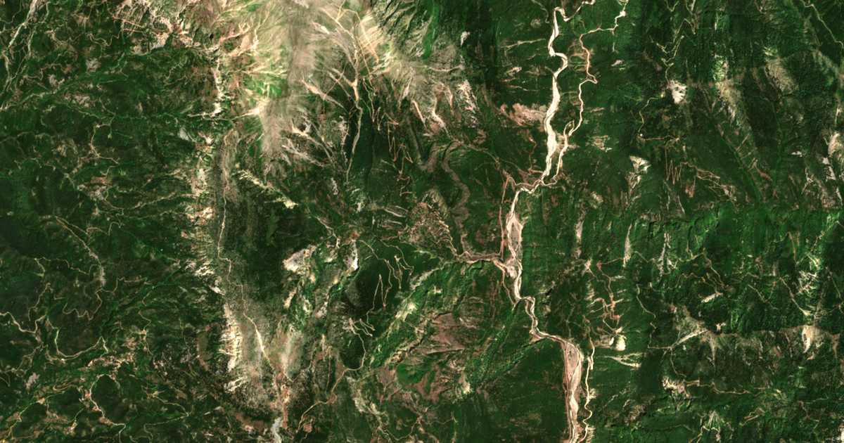 Carte satellite de Monastirákion