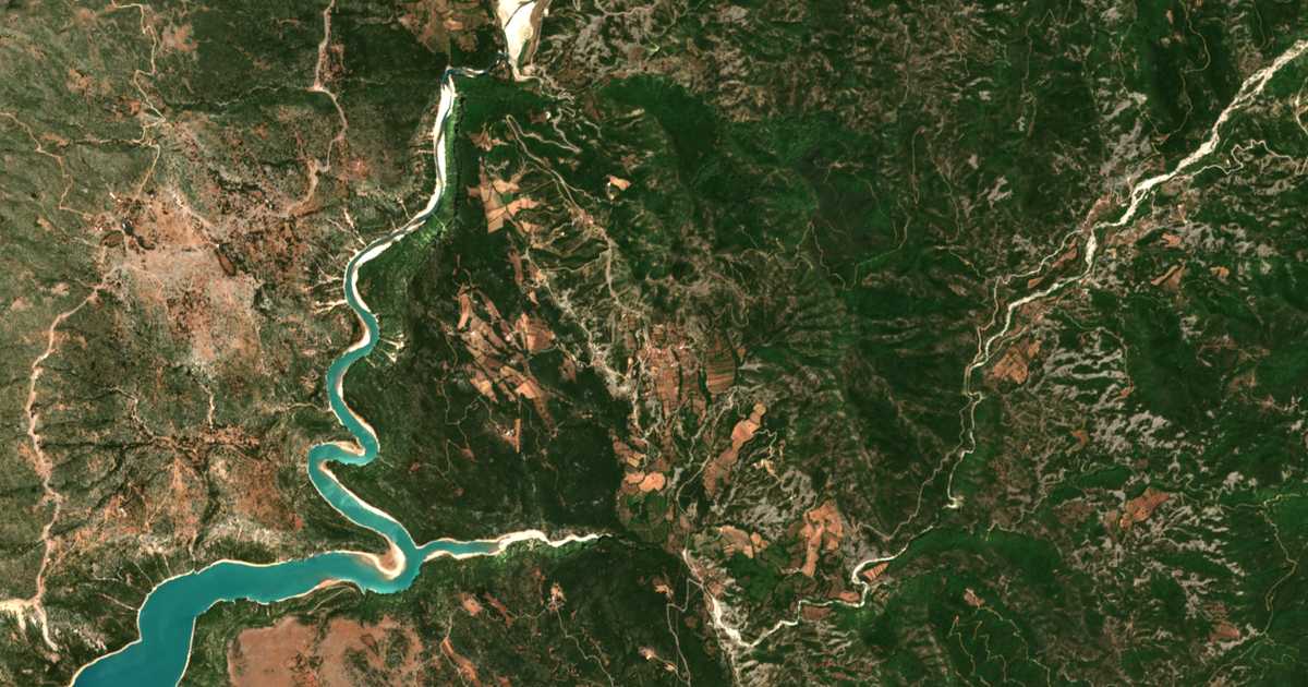 Carte satellite de Topóliana