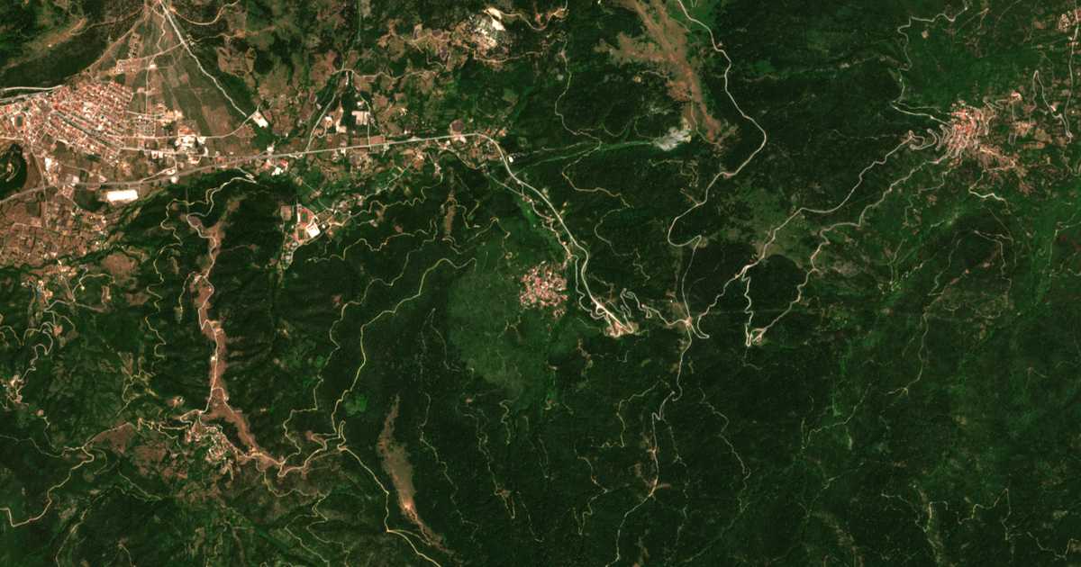 Carte satellite de Ágios Nikólaos