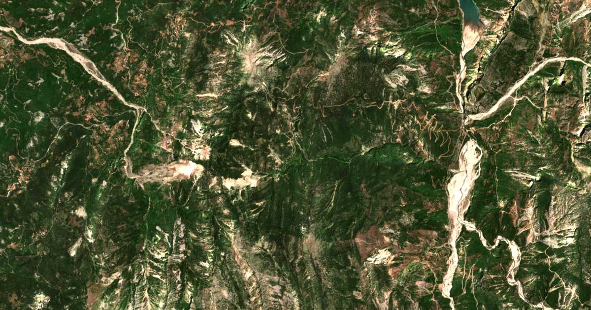 Carte satellite de Aléstia
