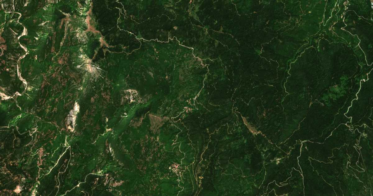 Carte satellite de Chóchlia