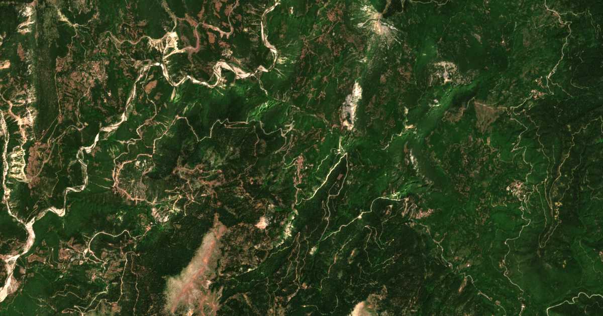Carte satellite de Domianoí