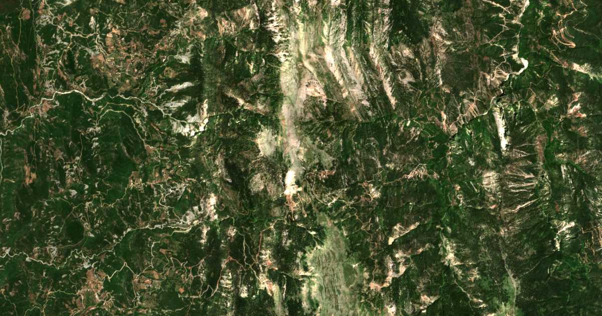 Carte satellite de Arénda