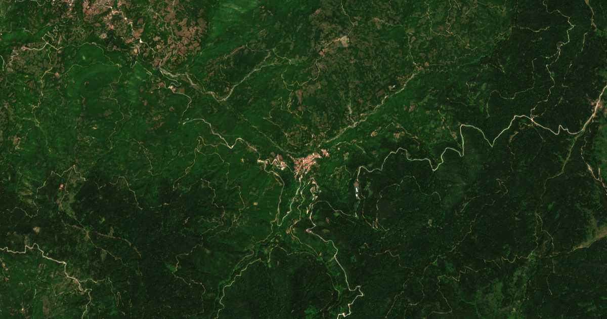 Carte satellite de Fourná