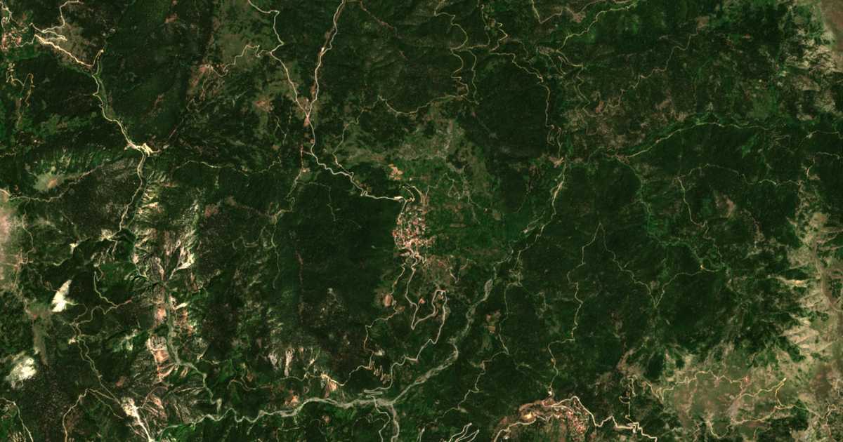 Carte satellite de Kríkello
