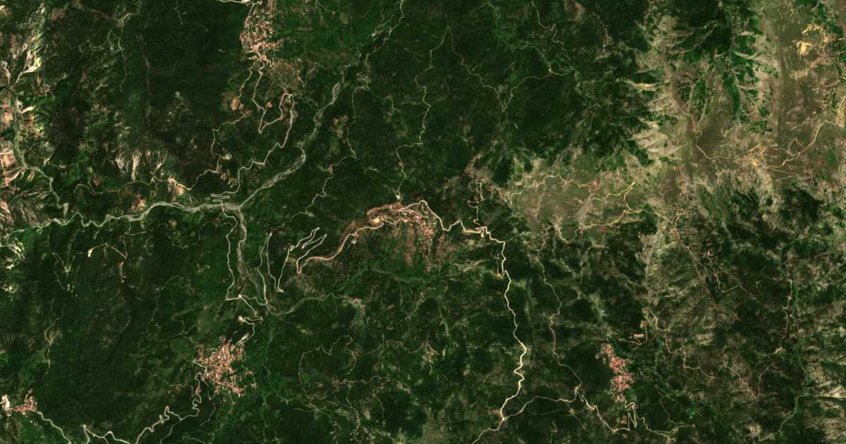 Carte satellite de Stávloi