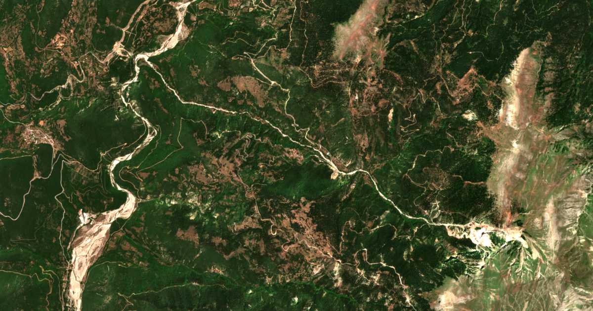 Carte satellite de Sténoma
